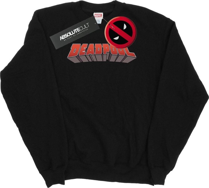Produktbild Deadpool Text Logo Sweatshirt (L)