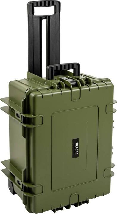 Image du produit B&W International B&W Case Type 6800 RPD Marron Vert avec compartiments (Mallette photo, 70.90 l)