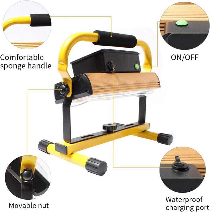 Actual product image ‎AF-WAN LED construction spotlights (7000 lm)