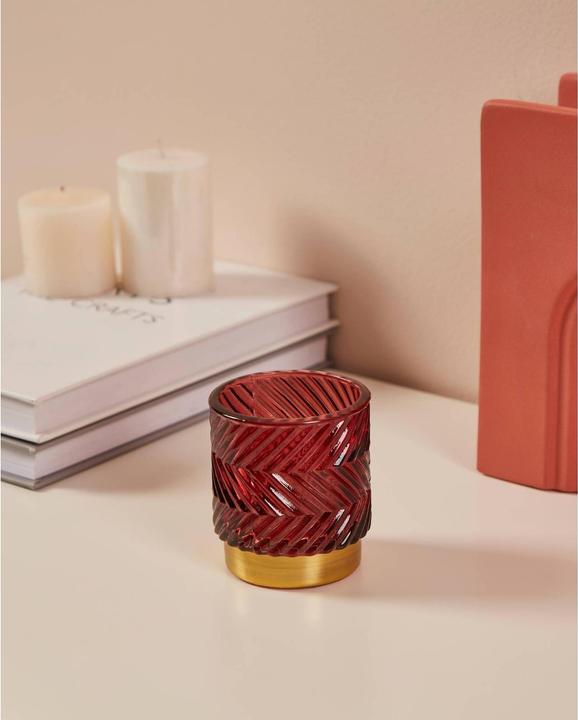 Produktbild EGLO Windlicht Bezamby Dunkelrot/Gold (1x)