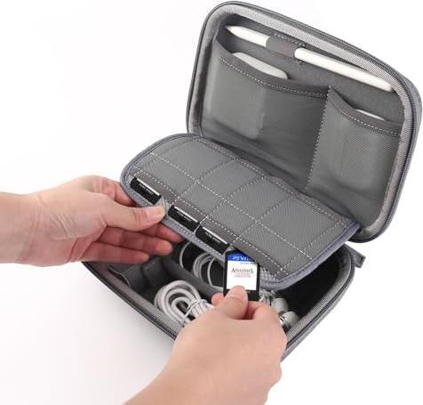 Produktbild Only-Bags.Store Hartschalenetui für Apple Magic Mouse, Magsafe-Ladegerät, Netzadapter, USB-Kabel, Eingabestift