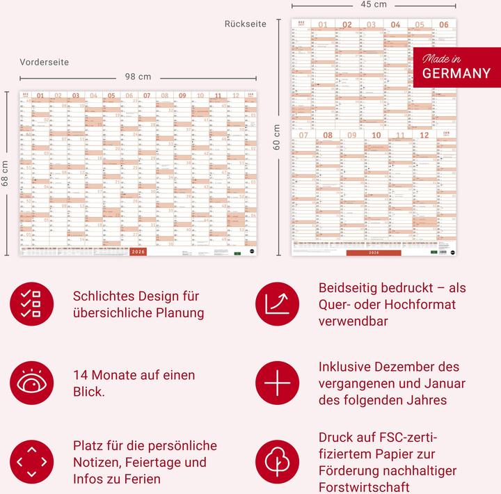 Produktbild Mega-Posterplaner 2026