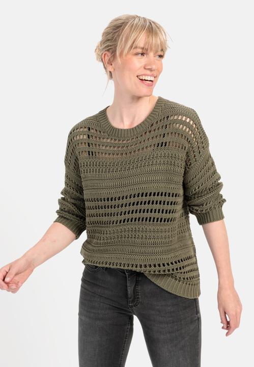 Produktbild Camel Active Pullover mit Lochstrickmuster (XS)