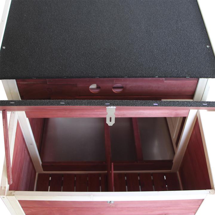 Produktbild Wiltec Hühnerstall 2010x813x1165mm Freilauf Fichtenholz Hühnerhaus Kotwanne Huhn