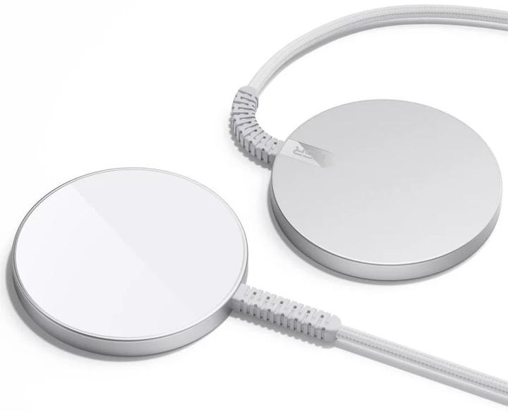 Produktbild ESR Halolock Mini Magnetic Magsafe Wireless Charger Silver (15 W)