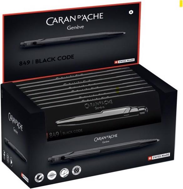 Produktbild Caran d'Ache 849 Black Code im Display (10x)