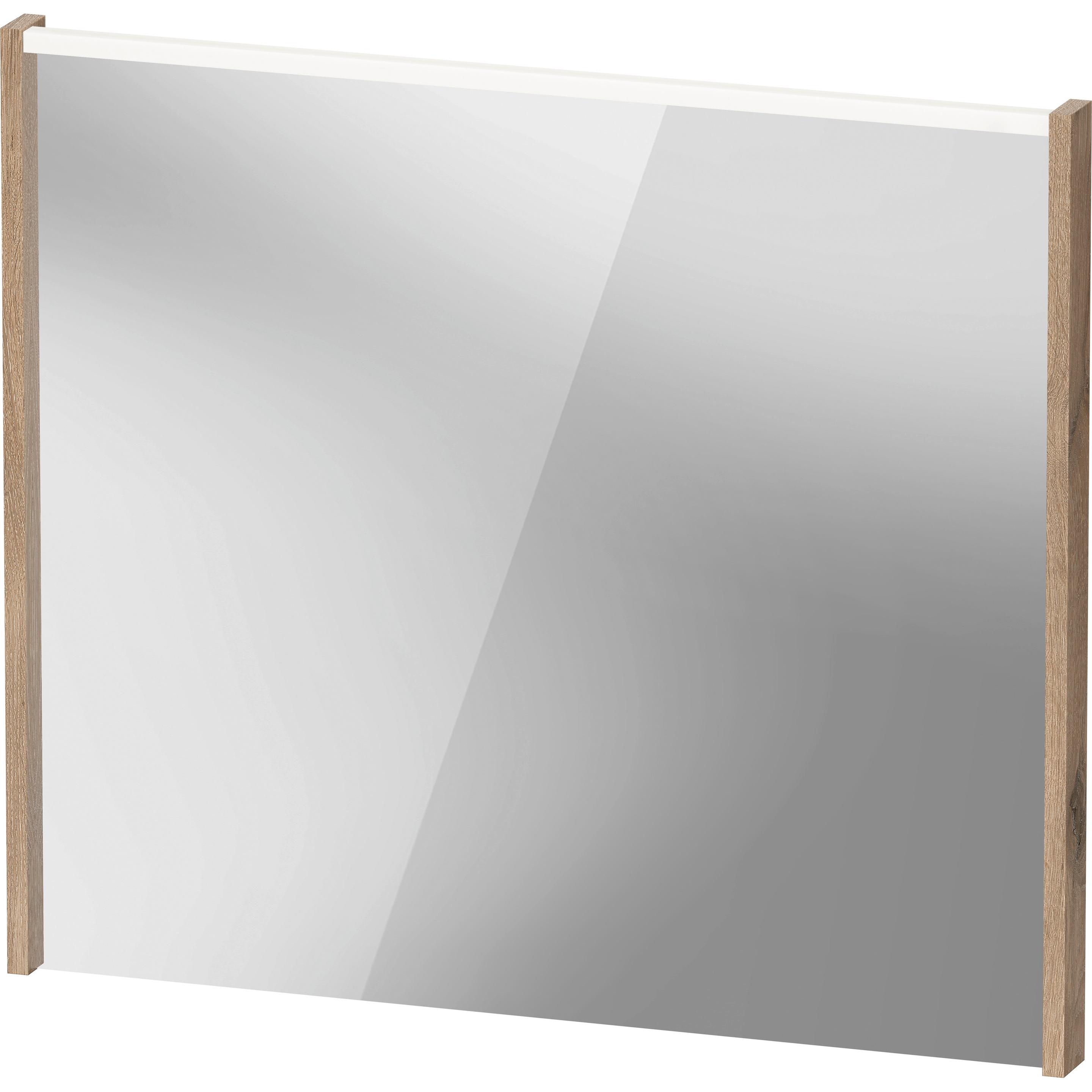 Duravit, Spiegelschrank, D-Code Spiegel, LED-Lichtfeld oben, 800x700mm, externer Lichtschalter notwendig, 6 W