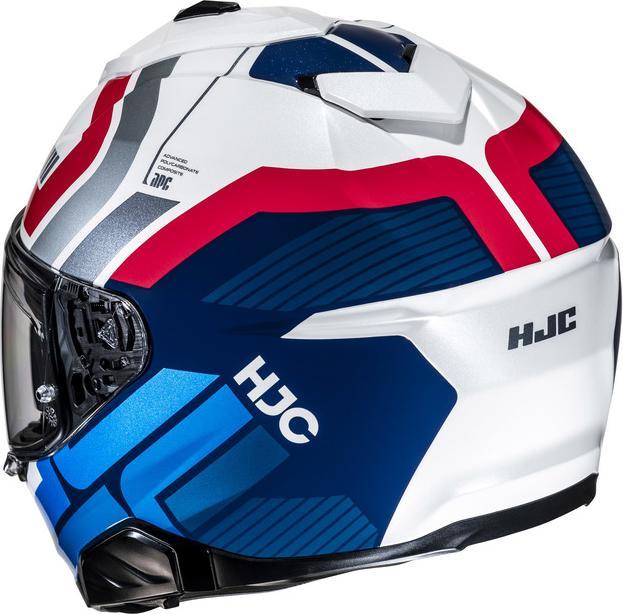 Actual product image HJC I71 Viz Blau/Rot Helm (M)