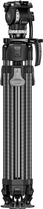 Actual product image Leofoto LVF-163C video tripod with FH-10 fluid head (Carbon)