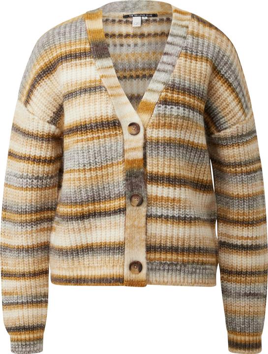 Produktbild s.Oliver Strickjacke Weiche Strickjacke in Multimelange Optik (L)