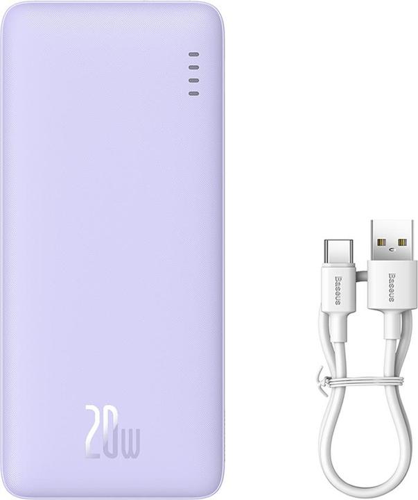 Produktbild Baseus Airpow 10000mAh 20W Powerbank (purple) (10000 mAh, 20 W, 37 Wh)