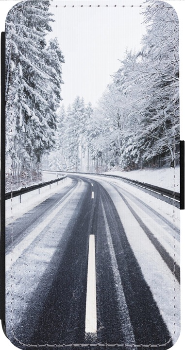 Immagine prodotto PhoneLook Cover Portafoglio Nero Inverno 22 Strada innevata (Apple iPhone 14 Pro Max)