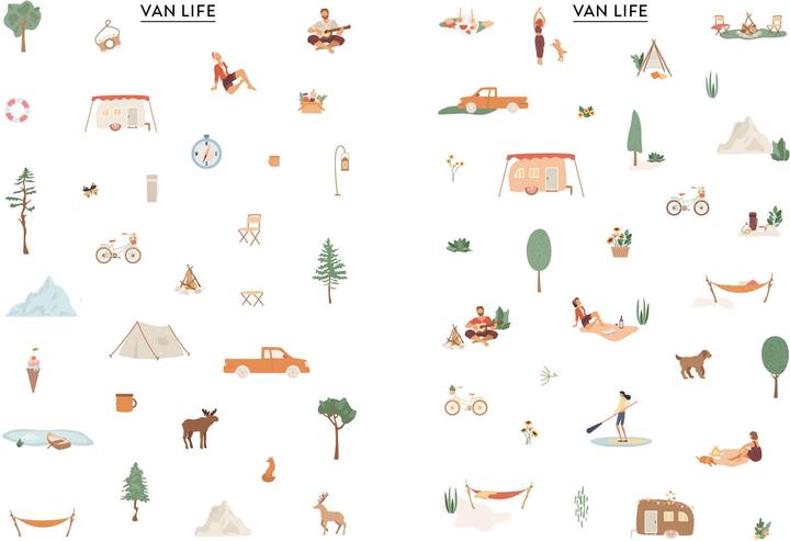 Produktbild Stickerbuch-Camping
