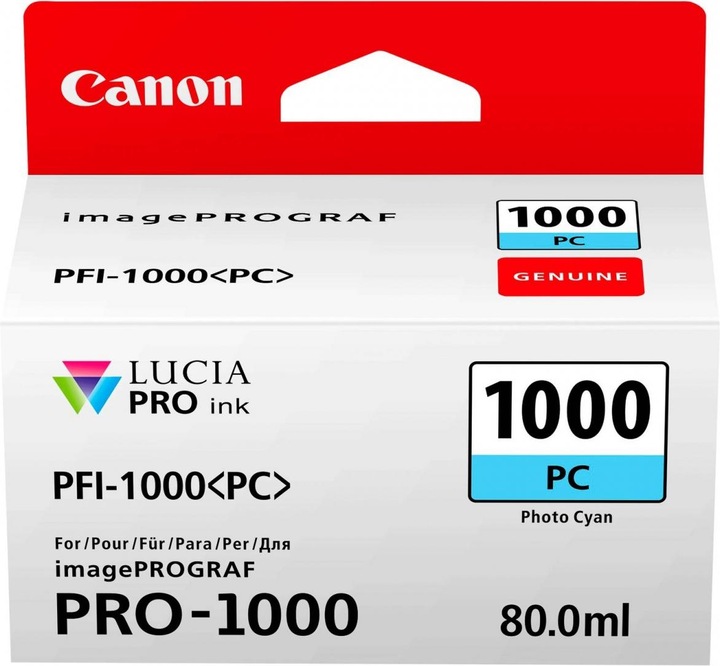 Energie-Label Canon Pfi-1000pc (PC)