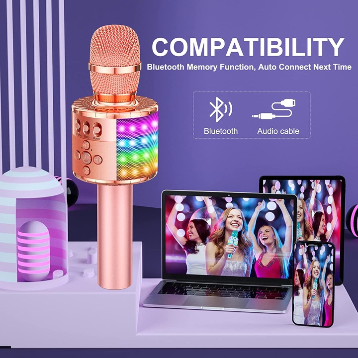 Immagine prodotto Bonaok Microfono per karaoke