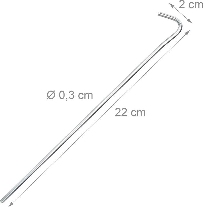 Actual product image Relaxdays 25x tent pegs
