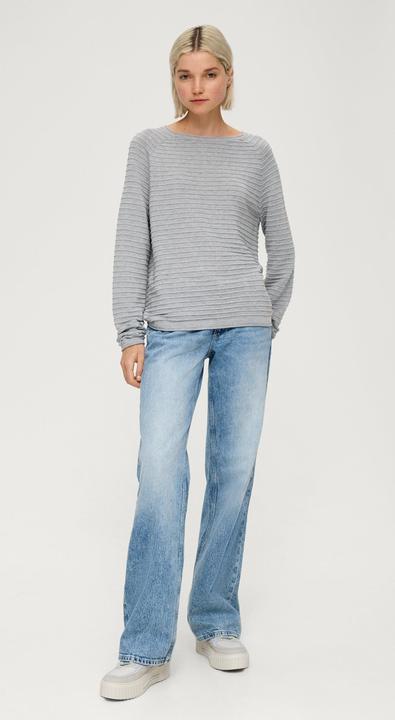 Produktbild S.Oliver Strickpullover Pullover mit Strukturmuster aus Viskosemix (S)