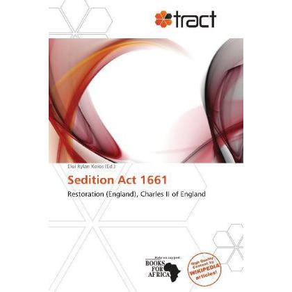 Sedition Act 1661, Fachbücher von Eloi Rylan Koios