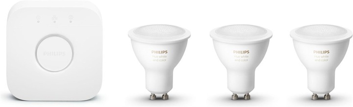 Actual product image Philips Hue White & Color Ambiance starter kit (GU10, 5.70 W, 350 lm, 3 x, G)