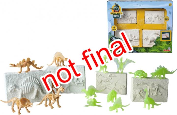 Actual product image Simba Dino Grosses Ausgrabungsset, 4 Stück