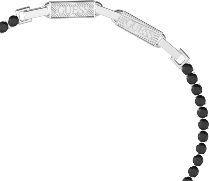 Immagine prodotto Guess Bracciale da uomo in acciaio con zirconi Eternity JUMB03237JWSTBKT/U (21 cm, Acciaio inossidabile)