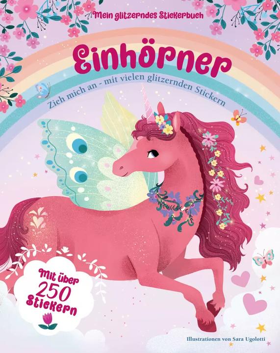 Actual product image My glittery sticker book. Unicorns