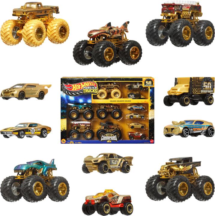 Actual product image Hot Wheels Bigfoot Trophy Champions Car Collection
