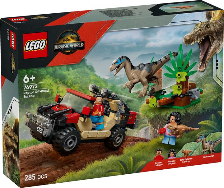 Produktbild LEGO Raptor: Verfolgungsjagd mit dem Geländewagen (LEGO Jurassic World)