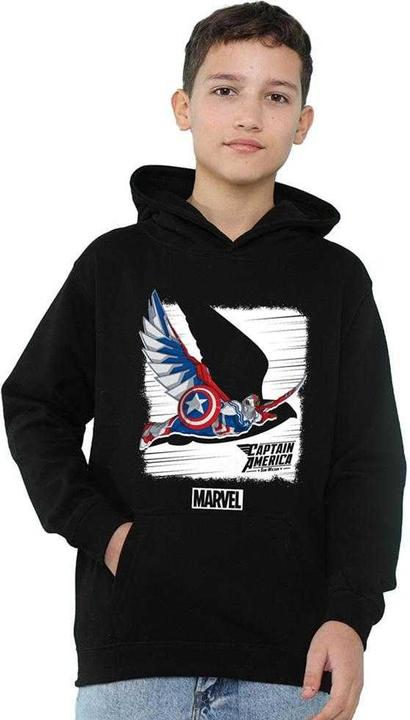 Produktbild Captain America Kapuzenpullover Zum Überziehen (128)