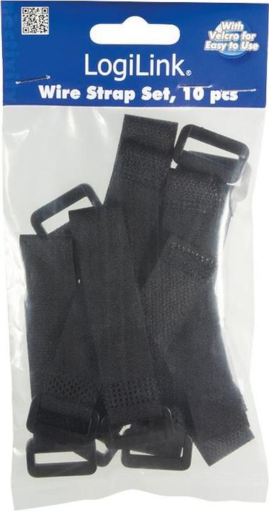 Actual product image LogiLink Cable tie (Velcro cable ties, 150 mm, 10 pcs.)