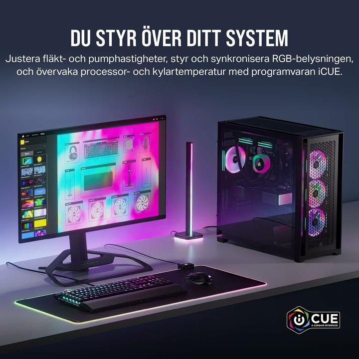 Produktbild Corsair Icue Link QX120 RGB (120 mm, 1 x)