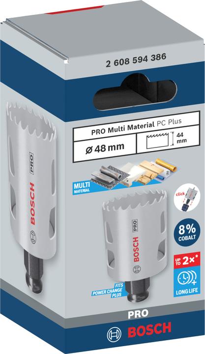 Immagine prodotto Bosch Professional Zubehör Sega a tazza PRO Multi Material PC Plus, 48 mm (48 millimetri)