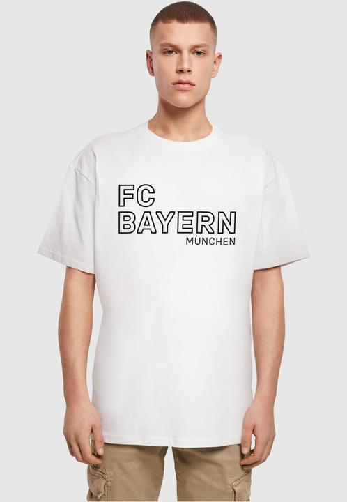 Produktbild FC Bayern München Logo Vertical Heavy Oversized Tee - 115359 (XXL)