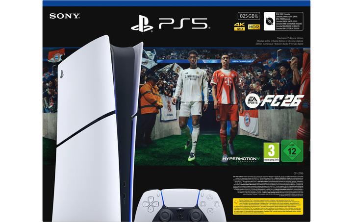Actual product image Sony PlayStation5 Digital Edition – EA Sports FC 26