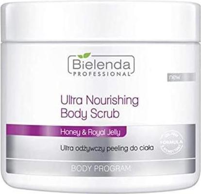 Actual product image Bielenda Professional Ultra Nourishing Body Scrub 550g Set with Stapiż Hair Shampoo 15ml or Mask 10m