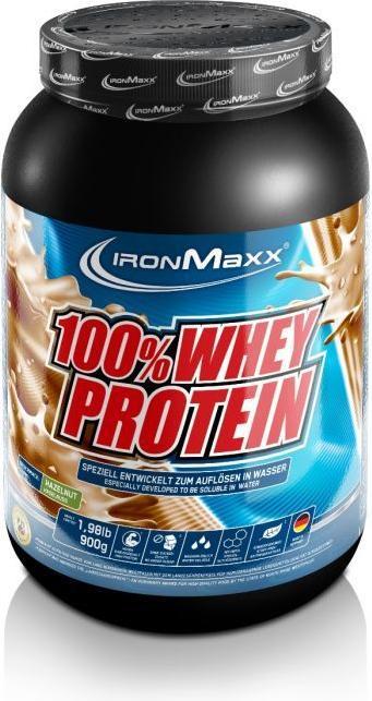 Produktbild IronMaxx 100% Whey Protein (900g Dose) (Haselnuss, 1 x, 900 g)