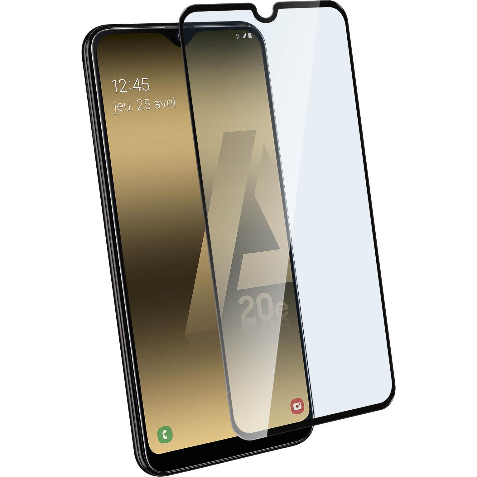 Avizar Panzerglas, Glas Schutzfolie, Schutzglas (1 Stück, Samsung Galaxy A20e), Smartphone Schutzfolie, Schwarz