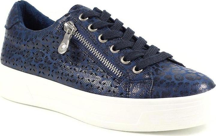 Actual product image Lunar Womens/Ladies Charm Leopard Print Trainers (40)