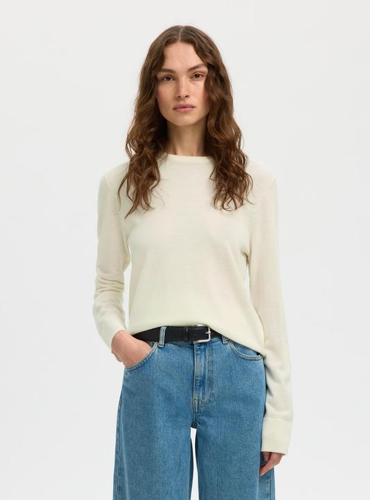 Produktbild Selected Slfthea Ls Knit Merino O-Neck Noos (S)