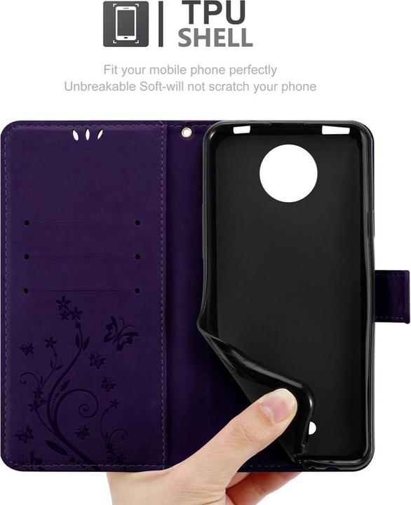 Produktbild Cadorabo Flower Book Cover (Motorola Moto C Plus)