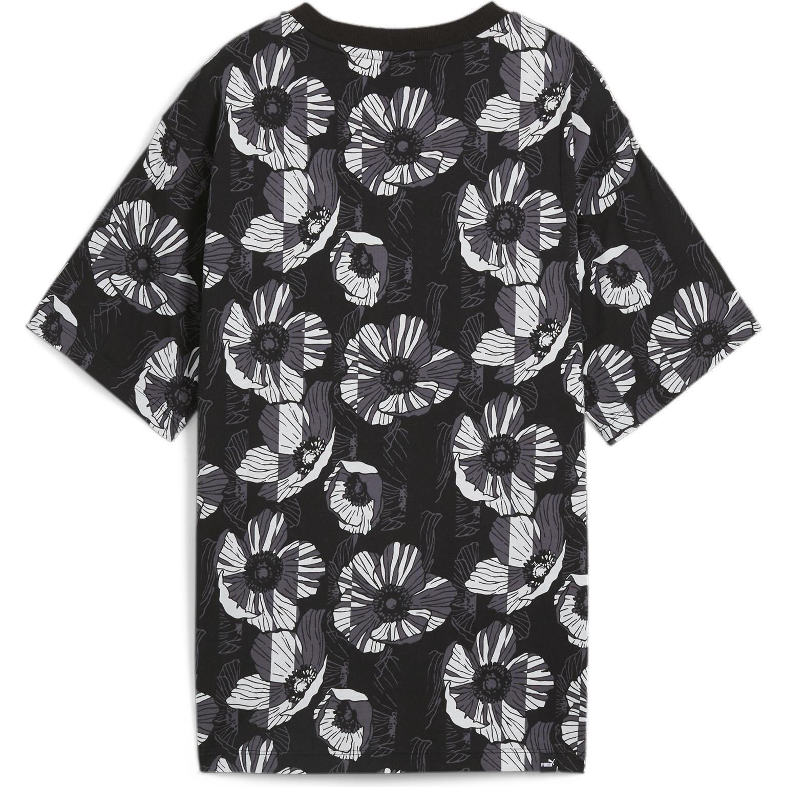 Thumbnail - Puma, Damen, Sportshirt, ESS+ Class Act AOP Tee (L), Schwarz, L