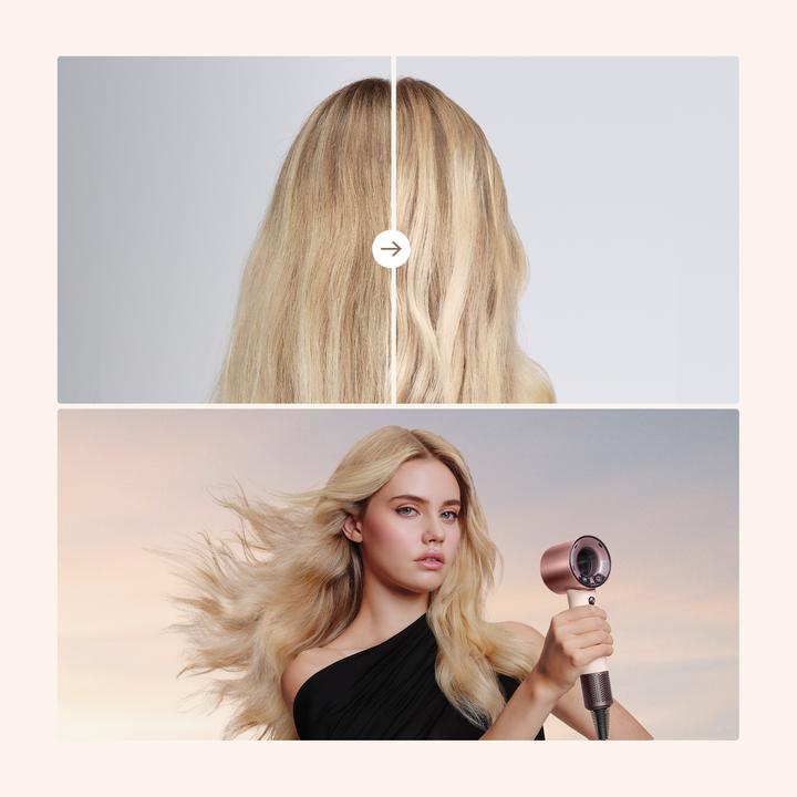 Actual product image Dyson Supersonic Travel Haartrockner Ceramic Pink/Roségold (1220 W)
