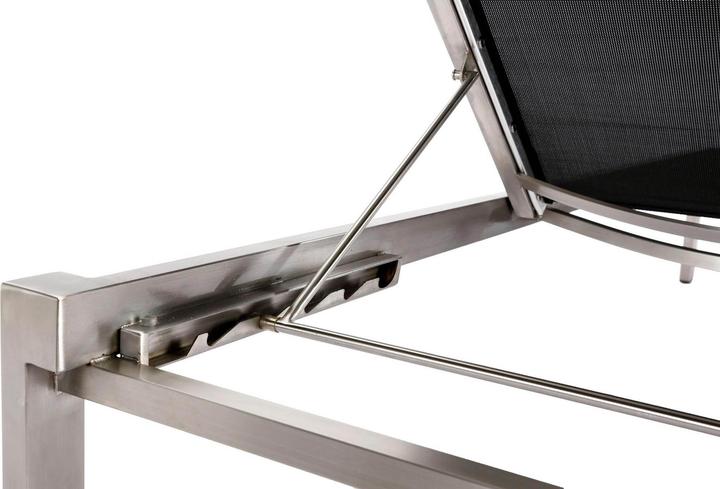 Produktbild Best Rollliege Marbella Edelstahl/schwarz (200 cm)