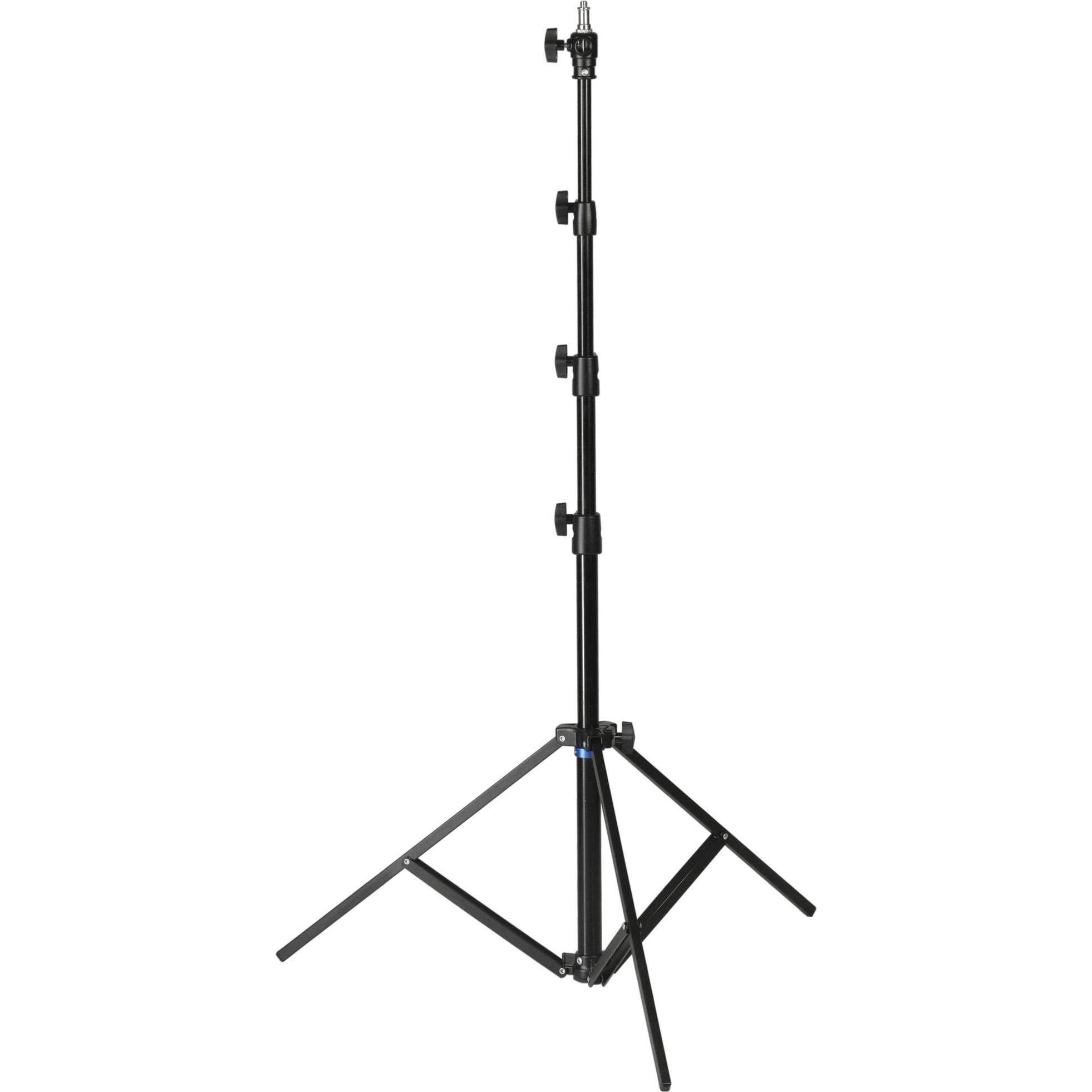 Kaiser Fototechnik Kaiser AutoFold S Leuchtenstativ (230 cm, 2.50 kg), Lampenstativ, Schwarz