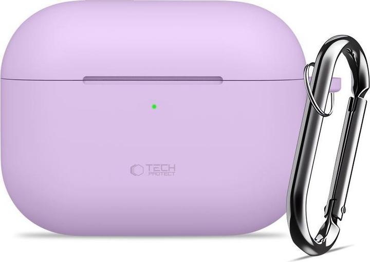 Image du produit 4Kom Headphone case Tech-Protect Apple AIRPODS PRO 3 SILICONE HOOK Lavender (Manchon pour casque d'écoute)