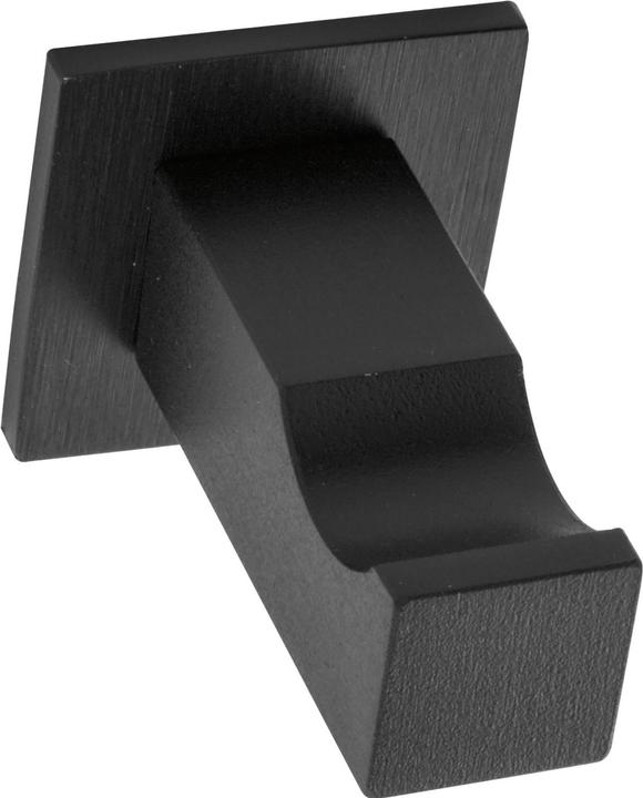 Produktbild Simausrom Mantelhaken Naxos Höhe 30, Breite 30 mm, Aluminium schwarz lackiert