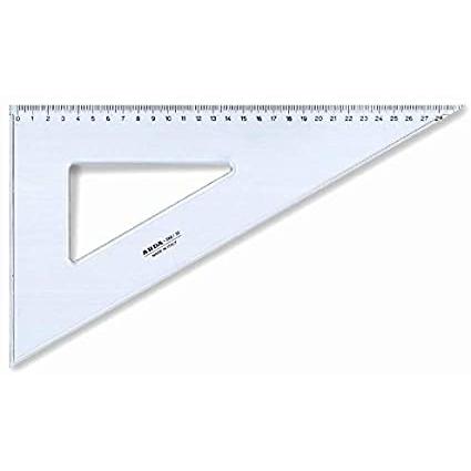 Arda, Righello, 18126 righello Righello da scrivania Alluminio 25 cm 1 pezzo(i) (25 cm, Alluminio)