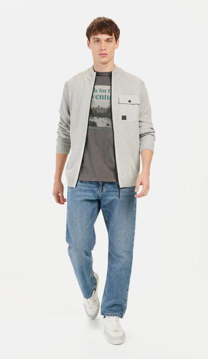 Produktbild Camel Active Strickjacke mit Troyer-Kragen (6XL)