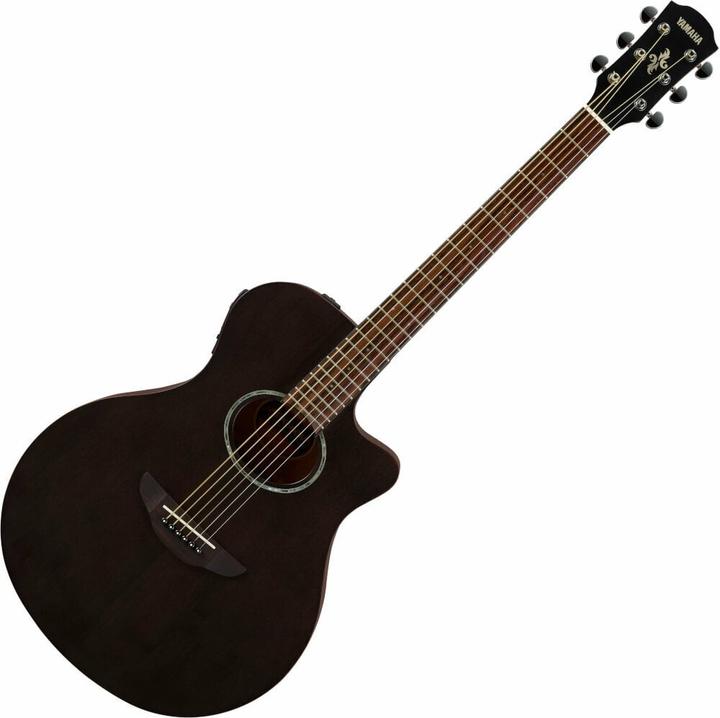 Image du produit Yamaha APX600M Matte Finish Smokey Black électrique-acoustique westerngitaar (Guitare occidentale, Touche : Bois de rose, Table d'harmonie : Épicéa, Manche : bois d'argile)