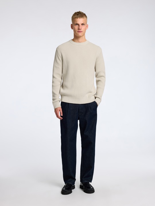 Produktbild Selected Homme Slhtheo Ls Knit Structure Crew Neck (S)